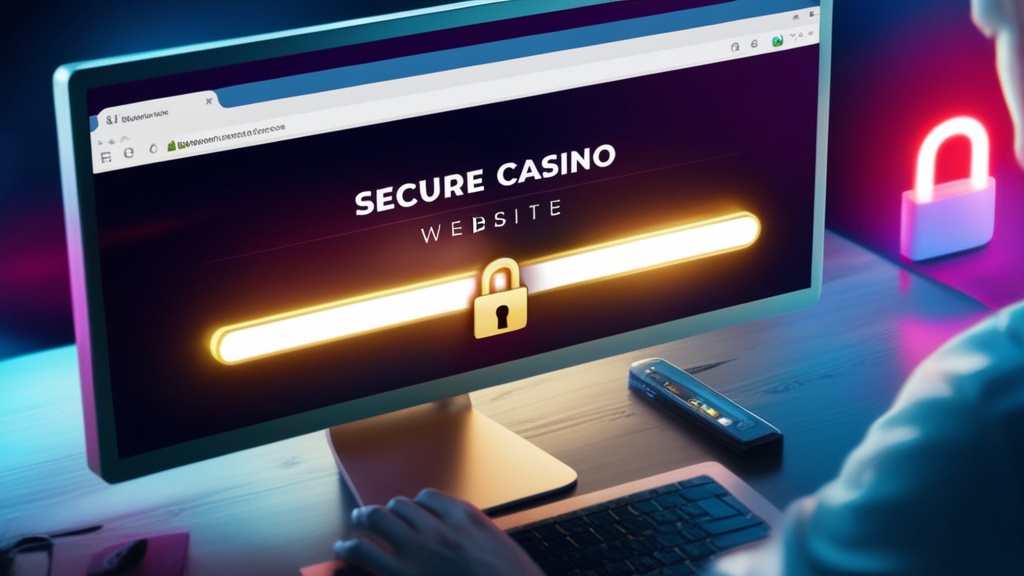 Biztonságos webcím és belépés ellenőrzése sötét háttérrel